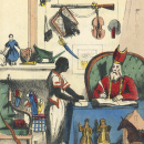Saint Nicholas and his servant 1850