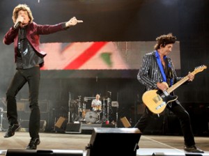 Rolling Stones Perform At The Isle Of Wight Festival 2007