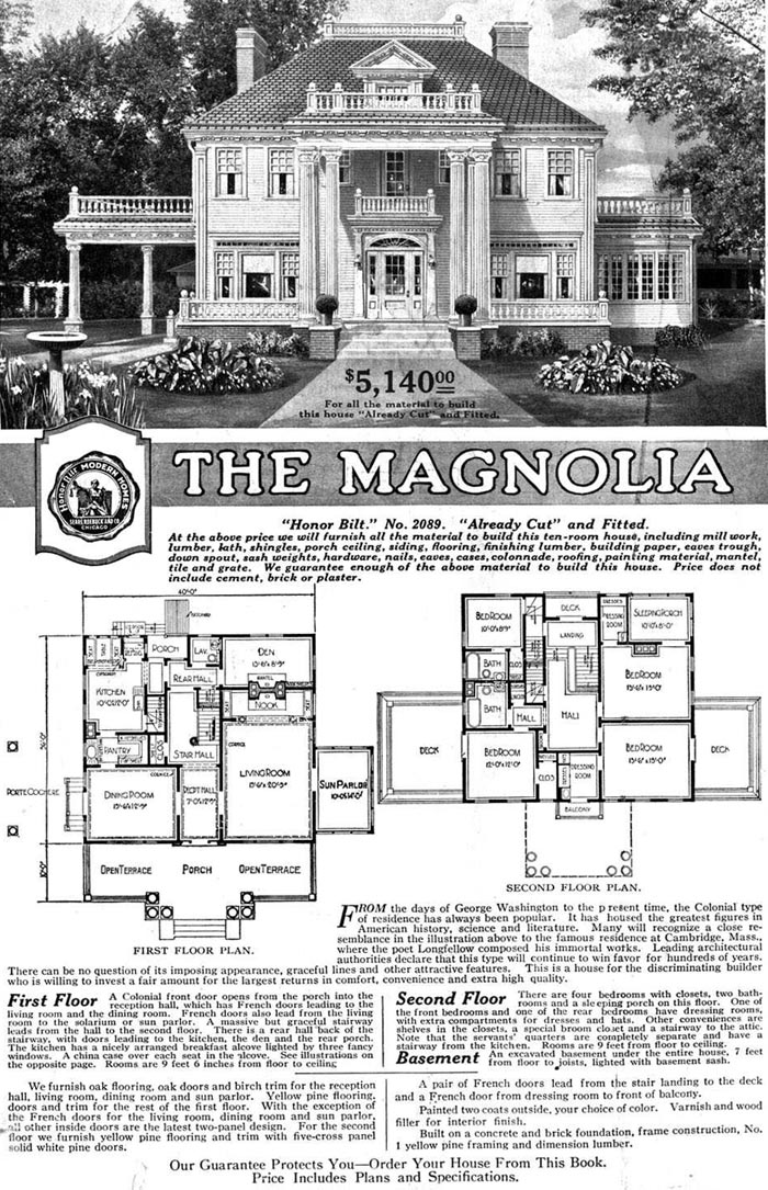 The Magnolia 1915-1920 ($5,140 to $5,972)